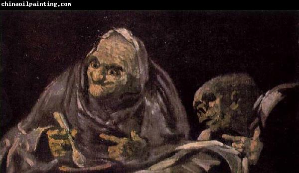 Francisco de goya y Lucientes Two Women Eating