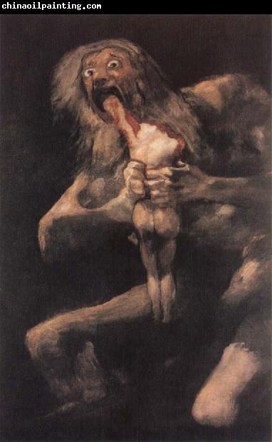 Francisco de goya y Lucientes Devouring One of his Children