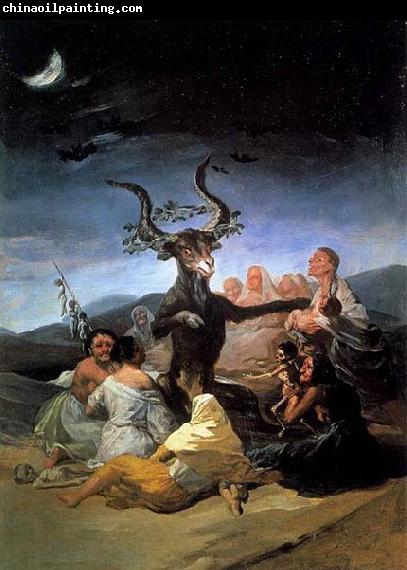 Francisco de goya y Lucientes Witches- Sabbath