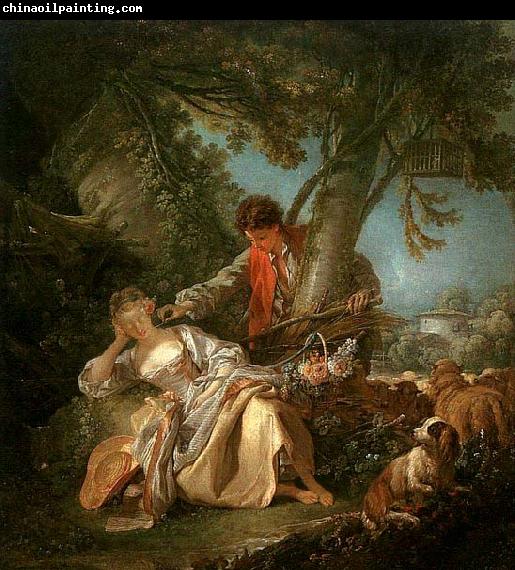 Francois Boucher The Interrupted Sleep