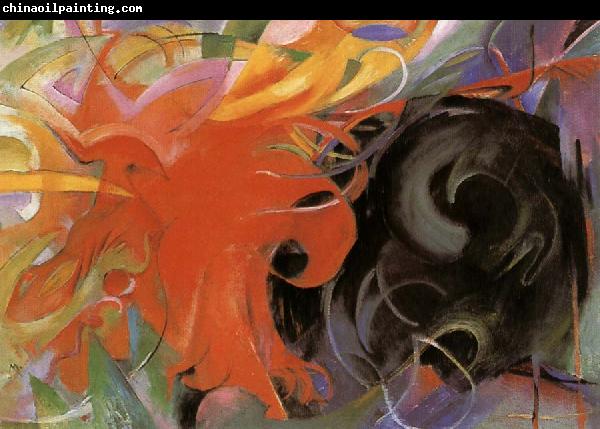 Franz Marc Fighting forms