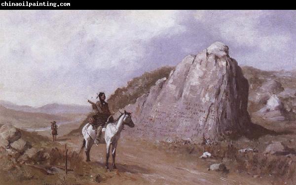 Frederic Remington The Rock of the Signature