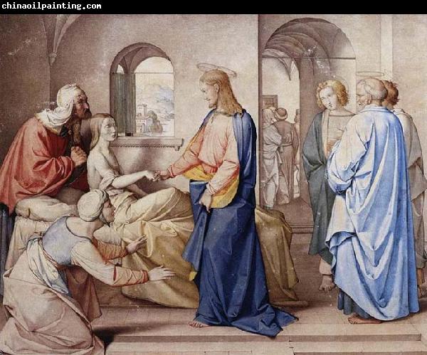 Friedrich overbeck Christ Resurrects the Daughter of Jairu