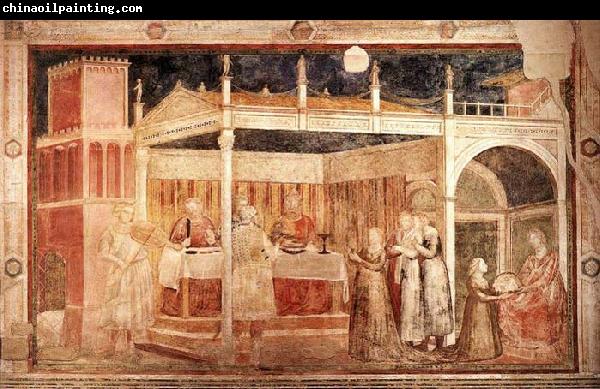 GIOTTO di Bondone Feast of Herod