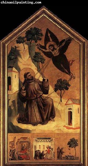 GIOTTO di Bondone Stigmatization of St Francis