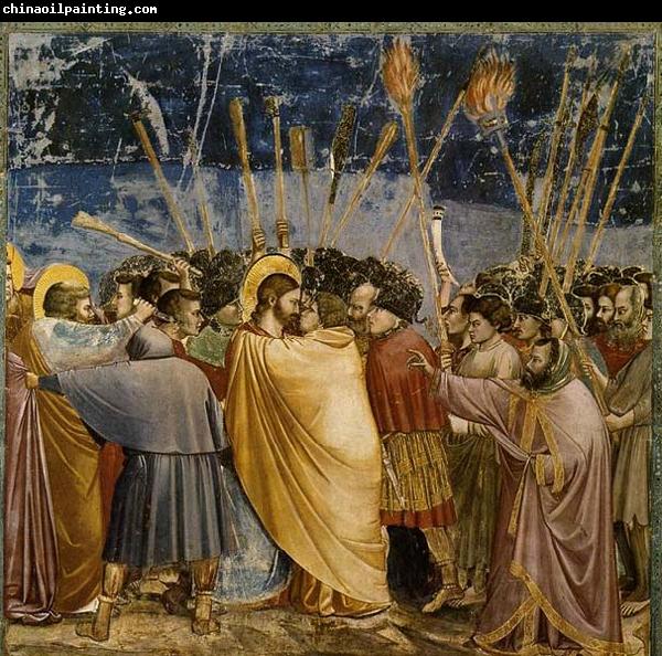 GIOTTO di Bondone The Arrest of Christ