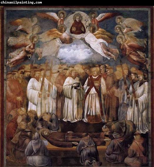 GIOTTO di Bondone Death and Ascension of St Francis