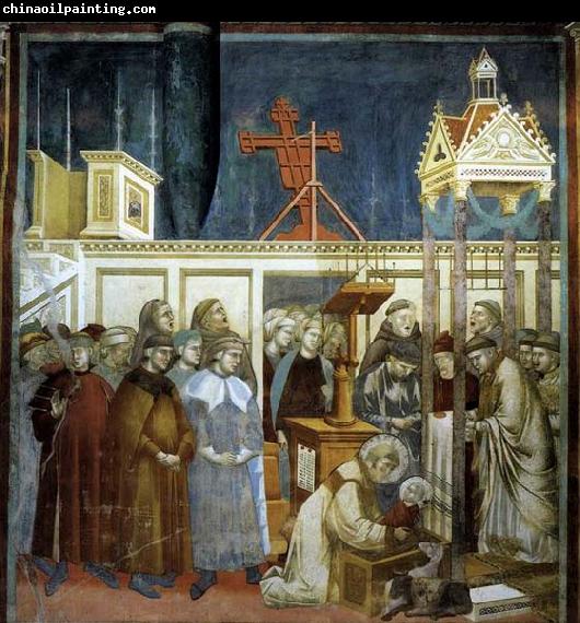 GIOTTO di Bondone Institution of the Crib at Greccio