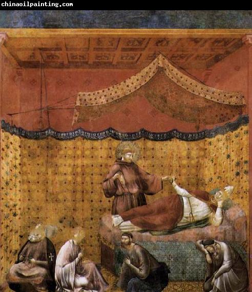 GIOTTO di Bondone Dream of St Gregory