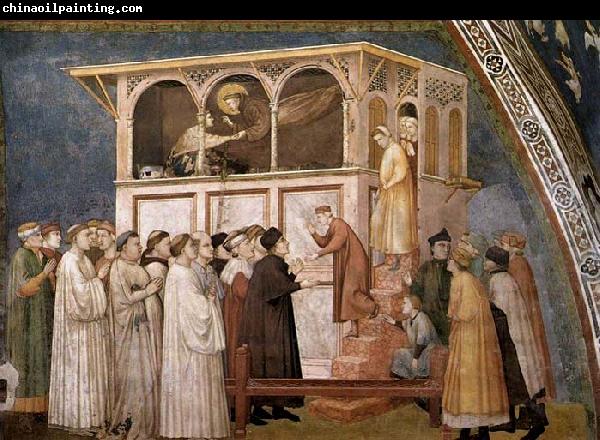 GIOTTO di Bondone Raising of the Boy in Sessa