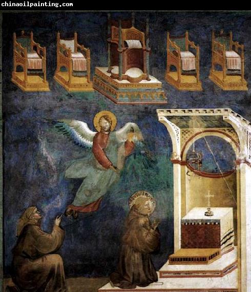 GIOTTO di Bondone Vision of the Thrones