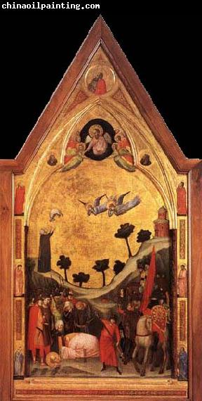 GIOTTO di Bondone The Stefaneschi Triptych Martyrdom of St Paul