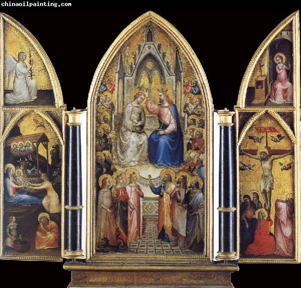 GIUSTO de  Menabuoi The Coronation of the Virgin among saints and Angels