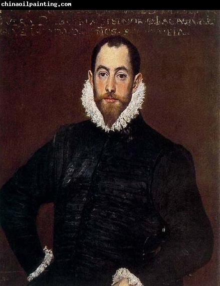 GRECO, El Portrait of a Gentleman from the Casa de Leiva