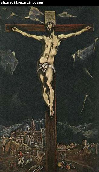 GRECO, El Christ in Agony on the Cross