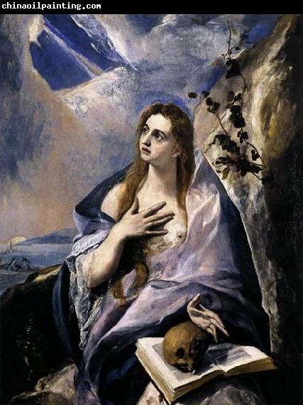 GRECO, El Mary Magdalen in Penitence