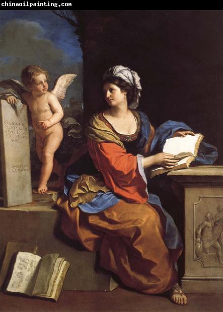 GUERCINO The Cumaean Sibyl with a Putto