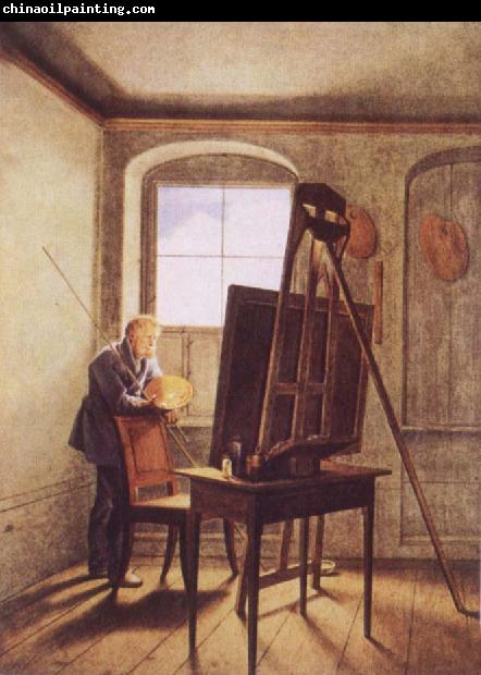 Georg Friedrich Kersting Caspar David Friedrich in his Studio