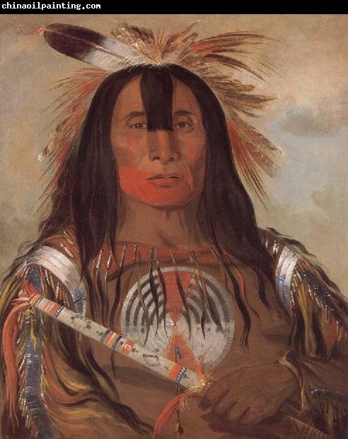 George Catlin Buffalo Bull-s Back Fat Oberhauptling des Blutstammes