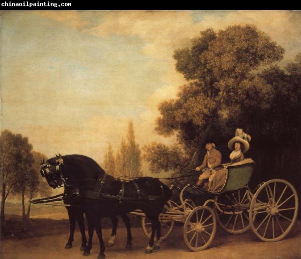 George Stubbs A Gentleman Driving a Lady in a Phaeton