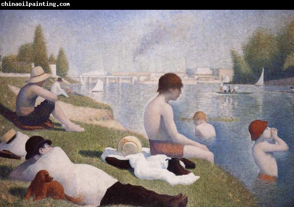 Georges Seurat Bathers at Asnieres