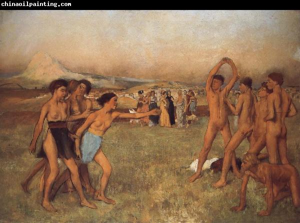 Germain Hilaire Edgard Degas Young Spartans Exercising