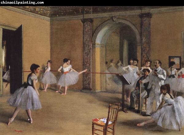 Germain Hilaire Edgard Degas Dance Foyer at the Opera
