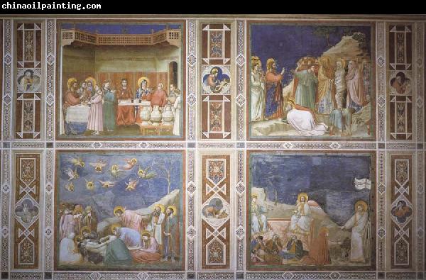 Giotto The wedding to Guns De arouse-king of Lazarus, De bewening of Christ and Noli me tangera