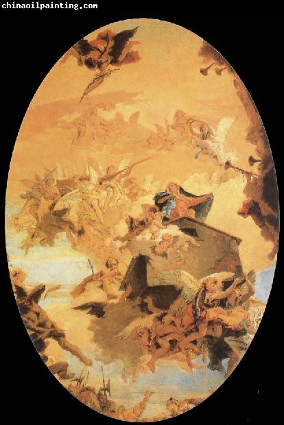 Giovanni Battista Tiepolo The traslacion of the holy house to Loreto