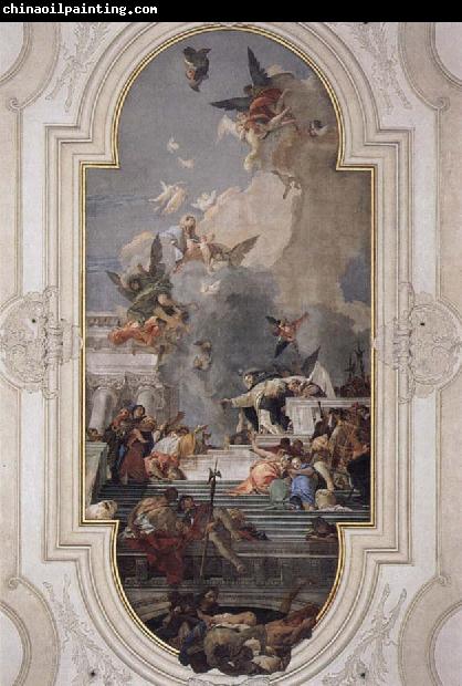 Giovanni Battista Tiepolo Donation of the Rosary