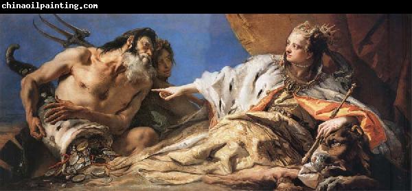 Giovanni Battista Tiepolo Neptune Bestowing Gifts upon Venice