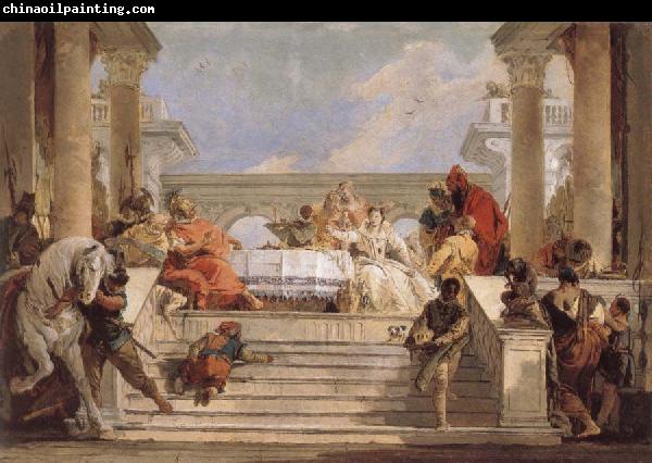 Giovanni Battista Tiepolo THe Banquet of Cleopatra