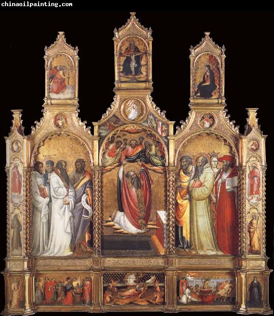 Giovanni dal ponte Polyptych of the Ascension of Saint John the Evangelist