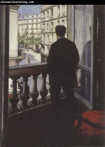 Gustave Caillebotte Young man at his window