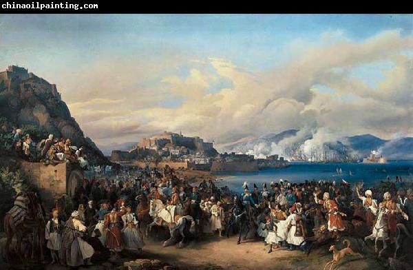 HESS, Heinrich Maria von The Entry of King Othon of Greece into Nauplia