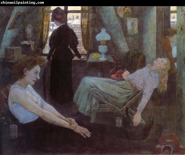 Hans Baluschek Monday morning