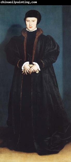 Hans holbein the younger Christina of Denmark,Duchess of Milan