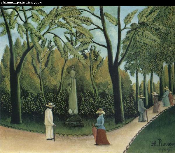 Henri Rousseau The Chopin Memorial in the Luxembourg Garden