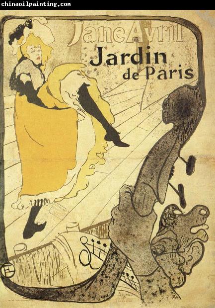 Henri de toulouse-lautrec Jane Avril to the Jardin the Paris