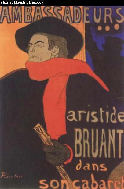 Henri de toulouse-lautrec Aristide Bruant in his Cabaret