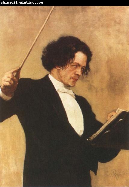 Ilya Repin Portrait of Anton Rubinstein