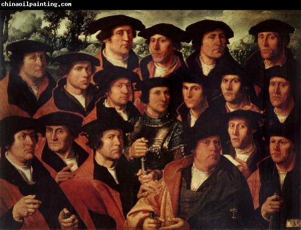 JACOBSZ, Dirck Group portrait of the Shooting Company of Amsterdam