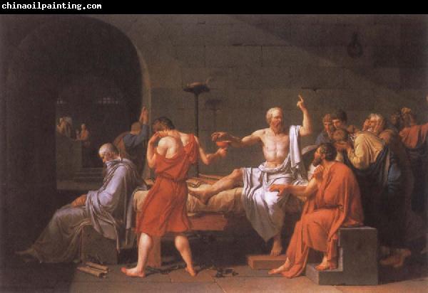 Jacques-Louis  David The Death of Socrates