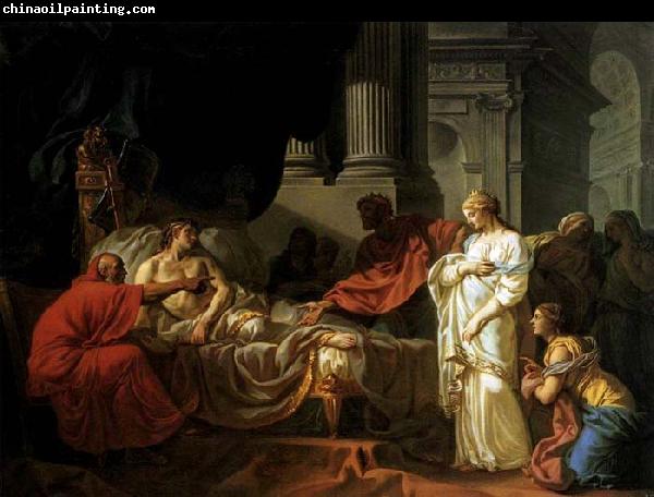 Jacques-Louis  David Antiochus and Stratonica