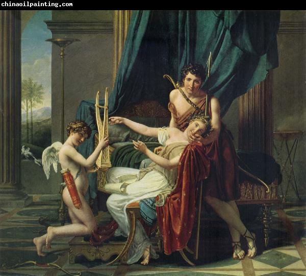 Jacques-Louis  David Sappho and Phaon