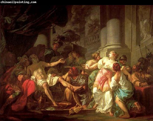 Jacques-Louis  David The Death of Seneca