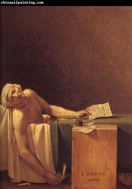 Jacques-Louis David The death of Marat