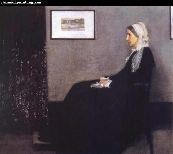 James Abbott McNeil Whistler Arrangement in Grey and Black Nr.1 or Portrait of the Artist-s Mother