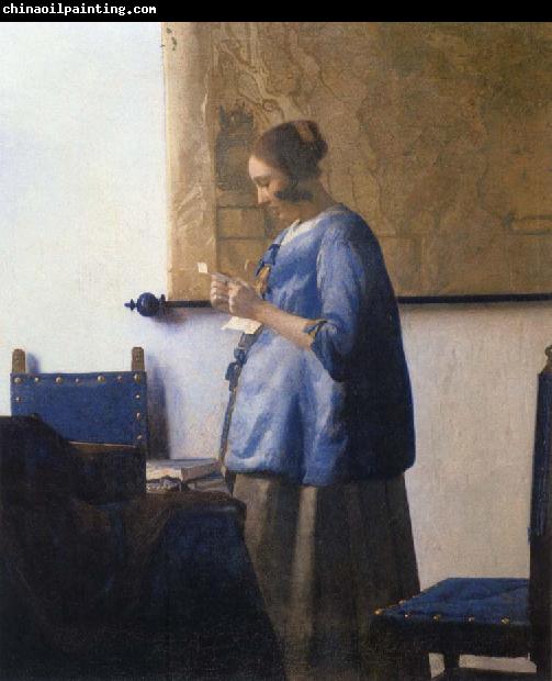 JanVermeer Woman Reading a Letter