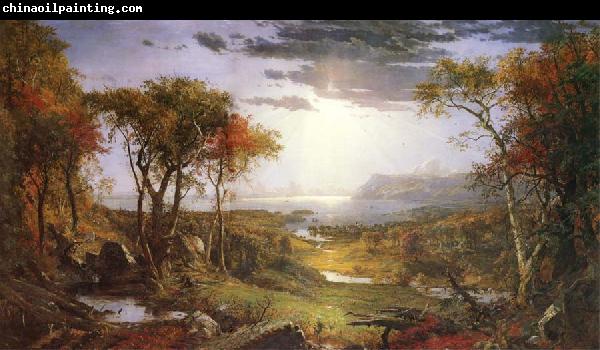 Jasper Cropsey Herbst am Hudson River